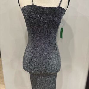 Forever 21 Glittery Black Dress